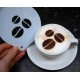 Coffee Stencils - Coffee Beans