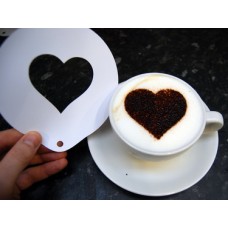 Coffee Stencils - Heart